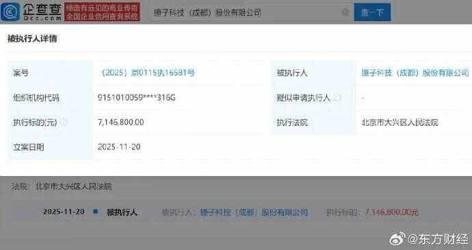 罗永浩公司因计算机软硬件开发被执行715万元，创业之路再遇波澜
